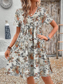 Floral Print Women's Dress for Everyday Wear