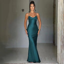 Women’s Chic Evening Dress with Spaghetti Straps