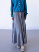 Chic High-Waisted Pleated Skirt for Women