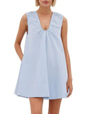 Summer Ruffled Neckline Women's Dress