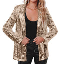 Sequined Ladies Blazer for Chic Style