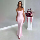 Women’s Chic Evening Dress with Spaghetti Straps