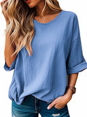 Trendy Women's Oversized T-Shirt with Unique Textured Design