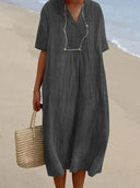 Chic Cotton Summer Dress for Everyday Wear