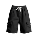 Stylish Women's Cargo Shorts with Elastic Waistband & Side Pockets
