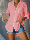 Chic Women's Blouse in Airy Fabric