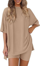 Nerisa | Cozy Cotton Lounge Ensemble for Home or Outings