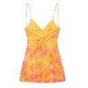 Floral Mini Dress with Spaghetti Straps