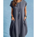 Chic Summer Dress with Pocket Detail