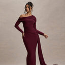 Chic Women's Evening Dress with Elegant Fit