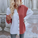 Stylish Women's Asymmetrical Blouse with Button Placket and Chest Pocket