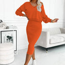 Stylish Women's Mini Dress and Sweater Set
