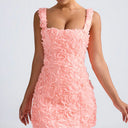 Floral Appliqué Mini Dress for Women
