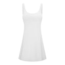 Chic Women's Dress with Flattering Deep Neckline
