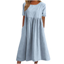 Chic Women's Maxi Dress with Pockets