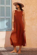 Chic Women's Summer Dress with Side Slits