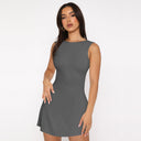Chic Women's Ruching Mini Dress