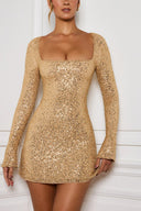 Shimmering Sequin Mini Dress for Women