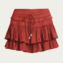 Chic Women's Ruffle Skirt in Soft Fabric
