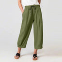 Chic Adjustable Waist Leisure Pants for Women