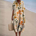 Vibrant Floral Summer Dress for Women