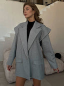 Chic Oversized Blazer Jacket for Women