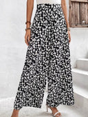 Floral Print Palazzo Pants for Women
