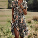Floral Print Women's Dress with Feminine Silhouette