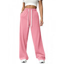 Stylish Women's Wide-Leg Leisure Pants with Elastic Waist