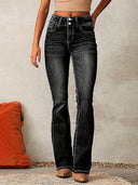 High-Waisted Bootcut Jeans for Women