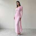 Chic Women's Evening Dress with Elegant Fit