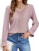 Floral V-Neck Blouse for Women