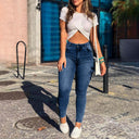 Chic Women's Cargo Jeans with Stylish Pockets