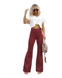 High-Waisted Flared Jeans for Women - Stylish Fit