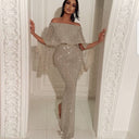 Chic Off-Shoulder Evening Dress for Women