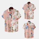 Floral Print Women's Short Sleeve Blouse