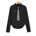 Chic Women's Blouse with Stylish Tie