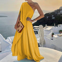Chic Asymmetrical Beach Dress with Stylish Details