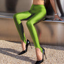 Shimmering High-Waisted Leggings for Women