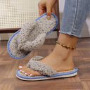 Women's Cozy Fluffy Slippers with Plush Insoles