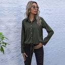 Chic Tie-Closure Blouse with Pockets for Women