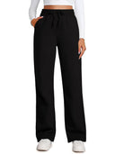 Women's Relaxed Fit Trousers with Elastic Waistband