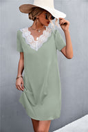 Chic Lace Women's Dress with Casual Design