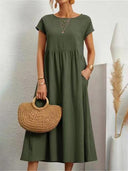 Elegant Women's Maxi Dress in Soft Fabrics