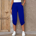 Stylish Women's Culotte Pants with Button Accents