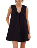 Summer Ruffled Neckline Women's Dress
