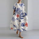 Vibrant Floral Midi Dress for All Occasions