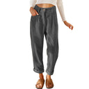 Chic Women's High-Waist Pleated Pants