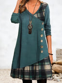 Layered V-Neck Dress for Every Occasion