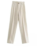 Chic Women's High-Format Trousers